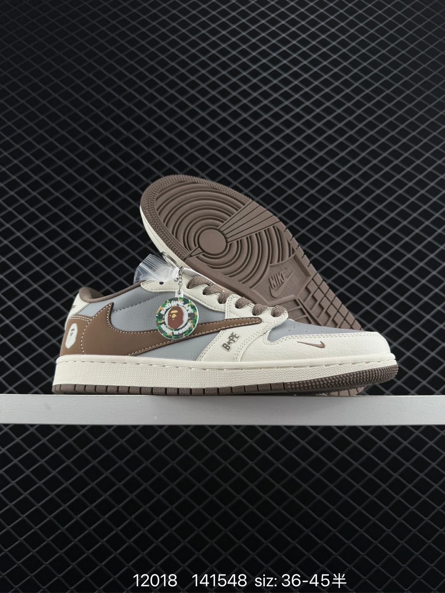 Travis Scott x Air Jordan 1 ” Reverse Mocha “